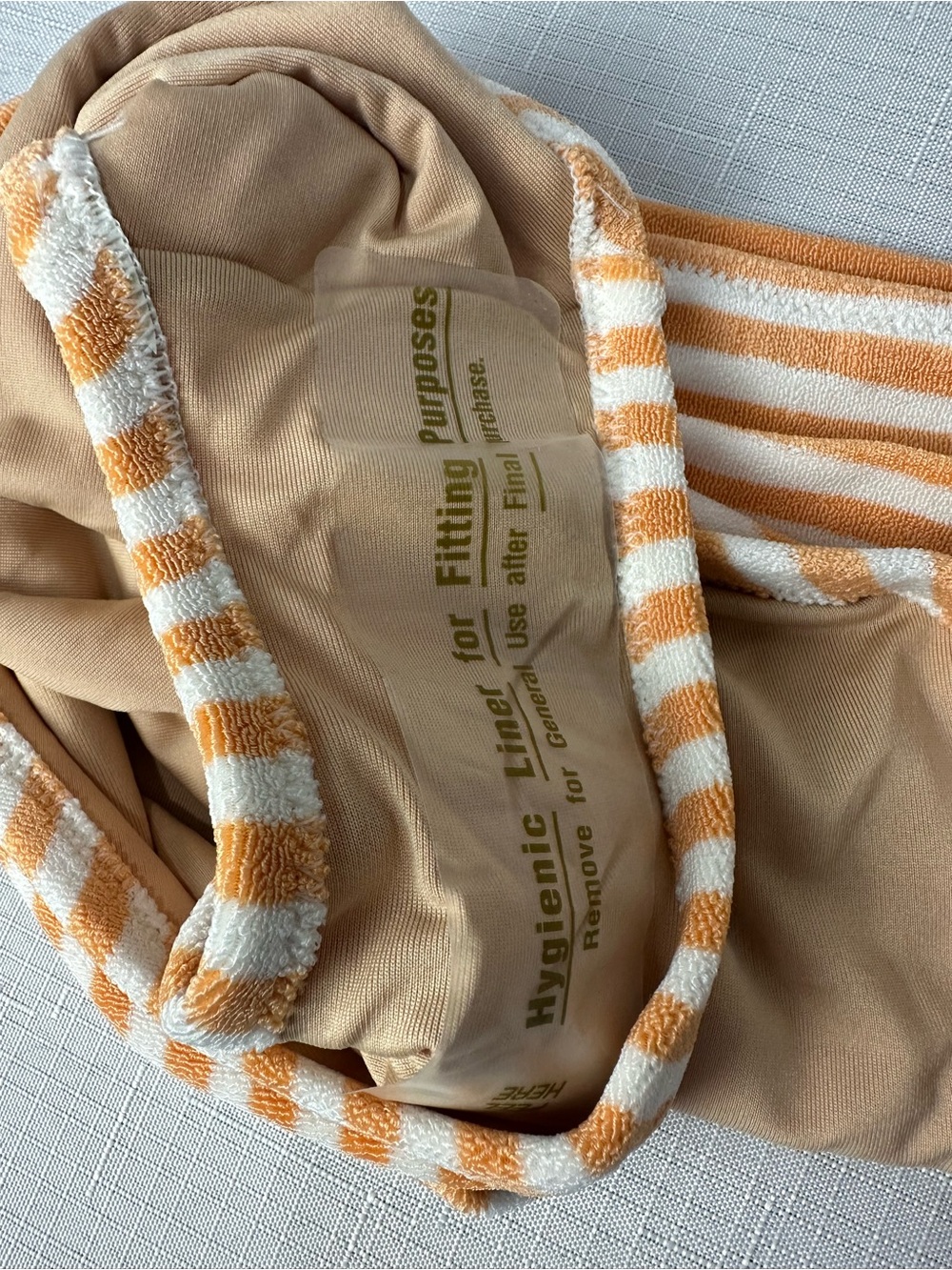 NWT Old Navy Orange & White Terry Bikini 3X - Picture 14 of 14